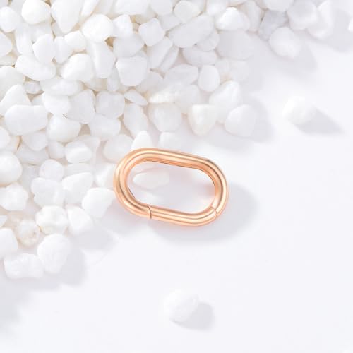 14K Gold Jewelry Clasp Necklace Extender Clasp Bracelet Extension Connector for DIY Necklace Bracelet Anklet Jewelry Making (Style 3-Rose) - size: Style 3-Rose