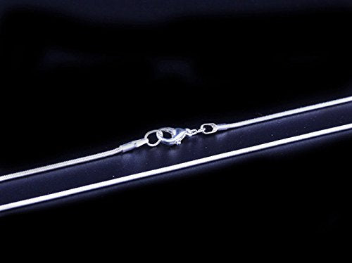 24pcs Chains for Jewelry Making 20 Inch 925 Sterling Silver Plated 1.2mm DIY Snake Chain Bulk Link Necklace with Lobster Clasps - size: 20 Inch