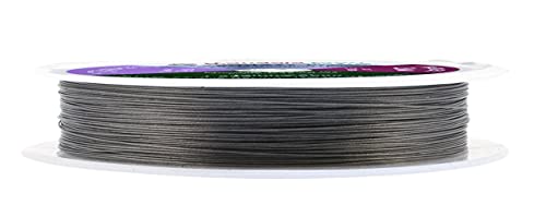 Mandala Crafts 7 Strand Beading Wire for Jewelry Making - 98 FT 28 Gauge Stainless Steel Braided Tiger Tail Wire for Bead Stringing - size: 7 Strands 28 Gauge 0.3MM 98FT