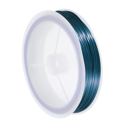 MECCANIXITY 20 Gauge Copper Wire for Jewelry Making Tarnish Resistant Beading Wire for Jewelry Making Crafts Supplies, Blue, 46FT - color: Blue, size: 20 Gaugex46FT