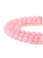 Jovivi 96pcs 8mm Pink Round Rose Quartz Beads for Jewelry Making - color: Rose Quartz