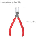 Nylon Jaw Pliers for Jewelry Making Non-Scratch C-Type Pliers with Anti-Slip Handle Round & Flat Nose Design for Wire Bending(Square headed pliers) - style: Square headed pliers
