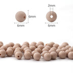 BONNY BOXX 1000PCs 6MM Matte Light Brown Acrylic Round Beads, Frosted Plastic Resin Bubblegum Balls Chunky Gumball Beads for Necklace and Bracelet Making, Crafting Supplies - color: Matte Light Brown, size: 6MM