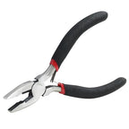 11.5cm/4.53" Wire Cutters for Jewelry Making, Precision Fine Pliers Serrated Jaw Craft Hand Tools, Small Side Cutters Serrated Jaw Micro Linesman Plier - style: Wire Cutting Pliers