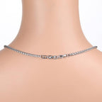 3 Pcs Bracelet Extender Silver Necklace Extender Silver Jewelry Clasps Women Foldover Clip Link Extensions for Necklace Extension Bracelet Extension Jewelry Making