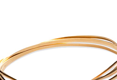 20 Gauge, 14/20 Yellow Gold Filled Wire (Half Round) Half Hard 14K Gold Filled Made in USA - 15FT by CRAFT WIRE - size: 20 Gauge, style: 15 Feet