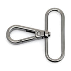 CRAFTMEMORE Snap Hook Swivel Push Gate Lobster Clasps Fashion Clips Purse Making FS10 Pack of 10 (Gunmetal, 2 Inches) - color: Gunmetal, size: 2 Inches
