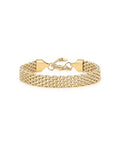 PAVOI 14K Gold Plated Chunky Chain Adjustable Bracelet for Women | Stainless Steel Lightweight Trendy Chain Bracelet - color: Yellow Gold, size: 7 Inches