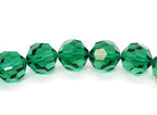 100pcs Adabele Austrian 4mm (0.16 Inch) Small Faceted Loose Round Crystal Beads Emerald Green Compatible with 5000 Swarovski Crystals Preciosa SS2R-424 - color: Emerald Green, size: 4mm Small (100pcs)