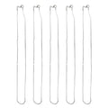 5 Pack 925 Sterling Silver Snake Chain Necklace with Clasp for Jewelry Making, 1.2 mm 18 Inch