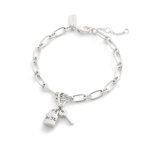 COACH Women's Collectible Signature Jewelry Charm - color: Lock Key Rhodium