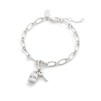 COACH Women's Collectible Signature Jewelry Charm - color: Lock Key Rhodium
