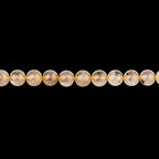 Natural Crystal Beads Golden Rutilated Quartz 8mm Polished Round Smooth Gemstone Beads for Jewelry Making Adults 15 Inch(Golden Rutilated Quartz,8mm) - color: Golden Rutilated Quartz, size: 8mm