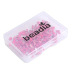 Beadia Rose Red Imperial Jasper Stone Tila Beads 5x2mm Rectangle 2-Hole Spacer Beads for DIY Bracelet Earring Making 15"/Strand - color: Imperial Jasper Rose Red, size: 5x2mm
