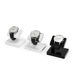 Oirlv Acrylic Jewelry Display Single Watch Stand for Men Acrylic Bracelet Watch Holder for Women (White) - color: Porcelain white YJ12602