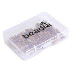 Beadia Natural Brown Picture Jasper Stone Tila Beads 5x2mm Rectangle 2-Hole Spacer Beads for DIY Bracelet Earring Making 15"/Strand - color: Brown Picture Jasper, size: 5x2mm