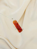 Crystal Necklace Pendant for Women Men - Orgone Necklace Pendant of Healing Crystal for Protection-Spiritual Jewelry - color: Carnelian