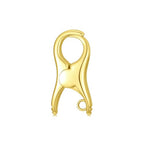 14K Yellow Gold Jewelry Clasp Necklace Extender Clasp Bracelet Extension Connector for DIY Necklace Bracelet Anklet Jewelry Making, 14K Gold Clasp for DIY Jewelry Making (Style 2) - style: Style 2