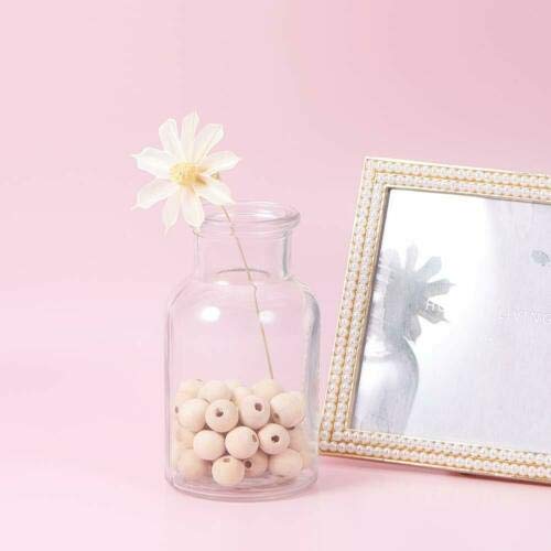 200Pcs 16mm Wood Beads Round Wooden Spacer Beads Unfinished Natural Wood Loose Beads - size: 16