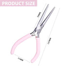 4.5 Inch Needle Nose Pliers - Small Jewelry Pliers with Comfort Grip Handles for Wire Wrapping Crafts & Jewelry Making