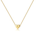 Turandoss Mothers Day Gifts for Mom Wife - Dainty 14K Gold Plated Heart Initial A-Z Pendant Letter Heart Necklace Birthday Mothers Day Gifts for Women Girls - style: R