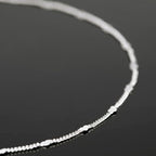 UMAOKANG 10 Meters Silver Chains for Jewelry Making, Silver Plated Brass Flat Heart Curb Link Chain Women Necklace Bracelet DIY Jewelry Chains Bulk - color: Silver Heart