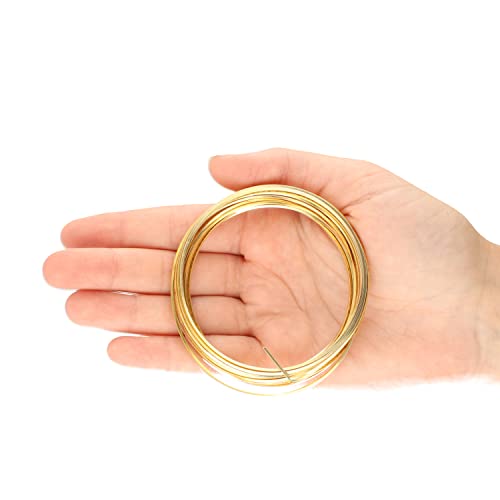 The Beadsmith Square Craft Wire - Medium Temper Beading Wire, Gold Color, 21 Gauge, 4 Yards - color: Gold, size: 21 Gauge, 4 Yard Coil