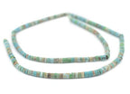 The Bead Chest Mixed Afghan Turquoise Beads 3mm Afghanistan Green Heishi Gemstone 15 Inch Strand