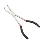 Amazon Basics Extra Long Reach Needle Nose Pliers Tool Set for Narrow Spaces, Versatile, 3-Piece, Black