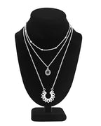 Polmart Modern Necklace Display Bust (Black Velvet, 11 ½”H) - color: Black Velvet, size: 11 ½” H