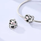 LAZA 925 Sterling Silver Charm for Bracelet Necklace Dangle Love Mom Butterfly Party Charm Beads Pendants DIY Jewelry for Women - color: Love Cat Paws