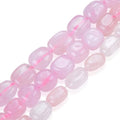 Adabele 15 Inch Natural Pink Rose Quartz Pink Crystal Gemstone Tumbled Round Nugget Loose Beads 10mm-13mm Gem Stone Spacer for Craft Jewelry Making GZ4-1 - color: Rose Quartz, size: 15 Inch/1 Strand