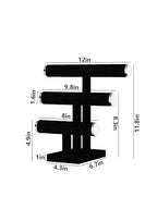Bracelet Holder Stand,Bracelet Organizer Display for Selling,Bangle Organizer for Women,Watch Storage Holder for Men,Jewelry Business Supplies (Style 1 （Black 3 Tier ）) - style: Style 1 （Black 3 Tier ）