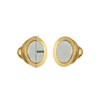 10PCS 8MM Jewelry Magnetic Clasps Round Magnetic Clasps for Bracelet Necklace Making Magnet Converter, DIY Jewelry Accessories (Gold)