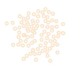 Mandala Crafts Champagne Heishi Beads 6mm – 3000 Flat Polymer Disc Clay Beads for Adult Jewelry Making Spacer Beads, Bracelets, Necklaces, and Earrings - color: Champagne, size: 6mm 3000 PCs