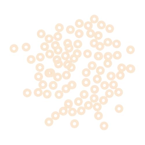 Mandala Crafts Champagne Heishi Beads 6mm – 3000 Flat Polymer Disc Clay Beads for Adult Jewelry Making Spacer Beads, Bracelets, Necklaces, and Earrings - color: Champagne, size: 6mm 3000 PCs