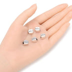 20pcs I Believe Large Hole Loose Beads (4.5mm Hole) Antique Silver Metal Spacer for DIY Craft Jewelry Making MEC-C2 - size: Believe Bead