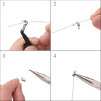 304 Stainless Steel Crimp Beads 1.5mm and End Caps 2.5x5mm Set 200pcs for Jewelry DIY Making and Repairing - color: Crimp Beads and End Caps Set, size: 1.5mm and 2.5x5mm
