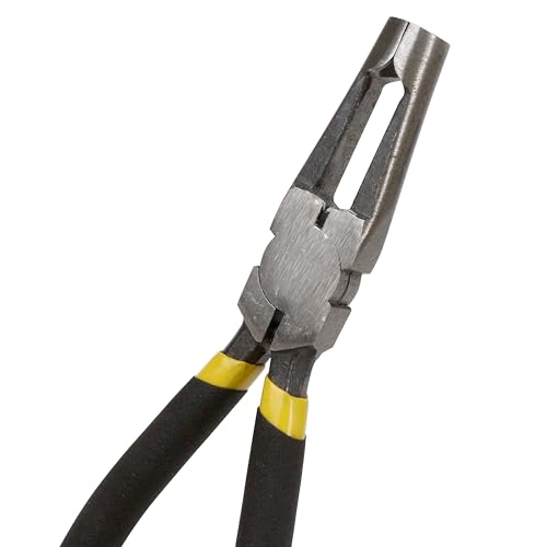 LED Pixel Plier, Insulated Gripping Pusher Clamp Tool, Specialty Plier Forceps for Perforated Word Row Hole, Piercing String, Cloth Lamp Light Bulb, Advertising Production Line Lights