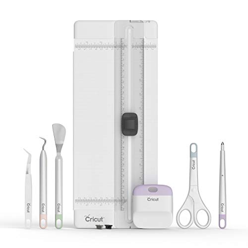 Cricut Essential Tool Set - 7-Piece Precision Tool Kit for Crafting and DIYs, Perfect for Vinyl, Paper & Iron-on Projects, Great Companion for Cricut Cutting Machines, Core Colors