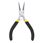 Mini Round Nose Pliers for Jewelry Making Smooth Jaw 5 Inch Wire Looping Pliers Wire Bending Pliers Jewelry Making Tool Precision Handcraft DIY Hand Tool for Wire Looping Wrapping Beading - size: Round Nose