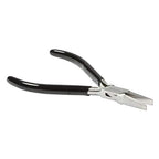 The Beadsmith Flat Nose Pliers – Extra Fine Tips – 4.5 inches (114mm) – PVC Grip Handle with Double Leaf Springs – Jewelry Making Tool for Creating Bracelets, Earrings and Necklaces - style: Flat Nose