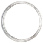 Beadalon Carbon Steel Memory Wire, Round, Necklace, Silver Plated, 0.5 oz, Approx. 18 coils - color: Silver Plated, size: Necklace, style: Necklace - 0.5 oz, approx 18 coils
