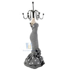2 PCS Set Jewlery Display Shoe Ring Holder - Mannequin Necklace Display Bracelet Orgaziner (Gary) - color: Gary