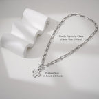 Bheop Chunky Cross Necklace for Women Trendy 14K Gold Silver Layered Statement Cross Pendant Charm Necklace Waterproof Paperclip Herringbone Snake Choker Chain Christian Jewelry Set Gift Non Tarnish - style: SL-Toggle Necklace(0.8 inch Pendant)