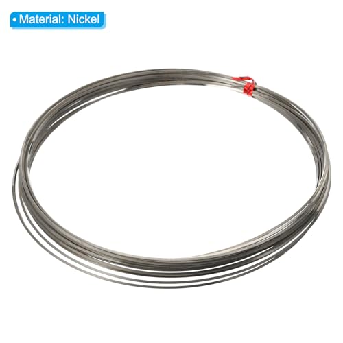 PATIKIL Soft Nickel Silver Wire, 1Pcs 18Gauge/1.0x1.0mm Diameter 6m/19.68ft Square Craft Wire for Jewelry Making Beading Wires Wrapping - size: 18Gauge
