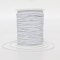 LUSTEMBER Elastic String for Bracelets, 1 mm x 110 Yards Sturdy Stretchy Elastic Cord for Jewelry Making, Necklaces, Beading - White - size: White