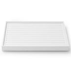 Oirlv Premium White Leather Stackable Jewelry Tray Ring Holder Organizer Showcase Ring Earring Display - color: White, size: Ring Tray