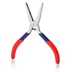 Mini Flat Nose Pliers - Multifunction Precision Jewelry Making Tools - Duck Billed, Bending, Straightening, Wire Bending, Wrapping, Forming - style: Flat Nose Pliers With Serrated Jaw