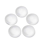 Craftdady 200Pcs Transparent Glass Cabochons 14.5~15mm Clear Glass Flat Back Dome Tile Half Round Cabochon Covers for Photo Pendant Jewelry Making - color: Transparent Clear, size: 15mm Round
